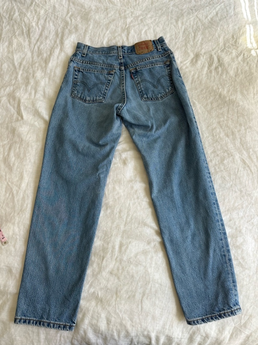 Levi’s 550 Relaxed Fit Tapered Leg Jeans Vintage Y2K Light Wash - Picture 3 of 12